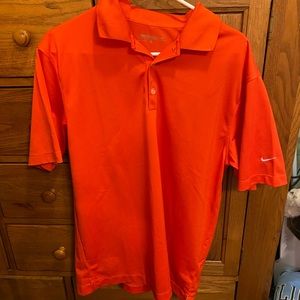 Orange Nike golf drifit size medium